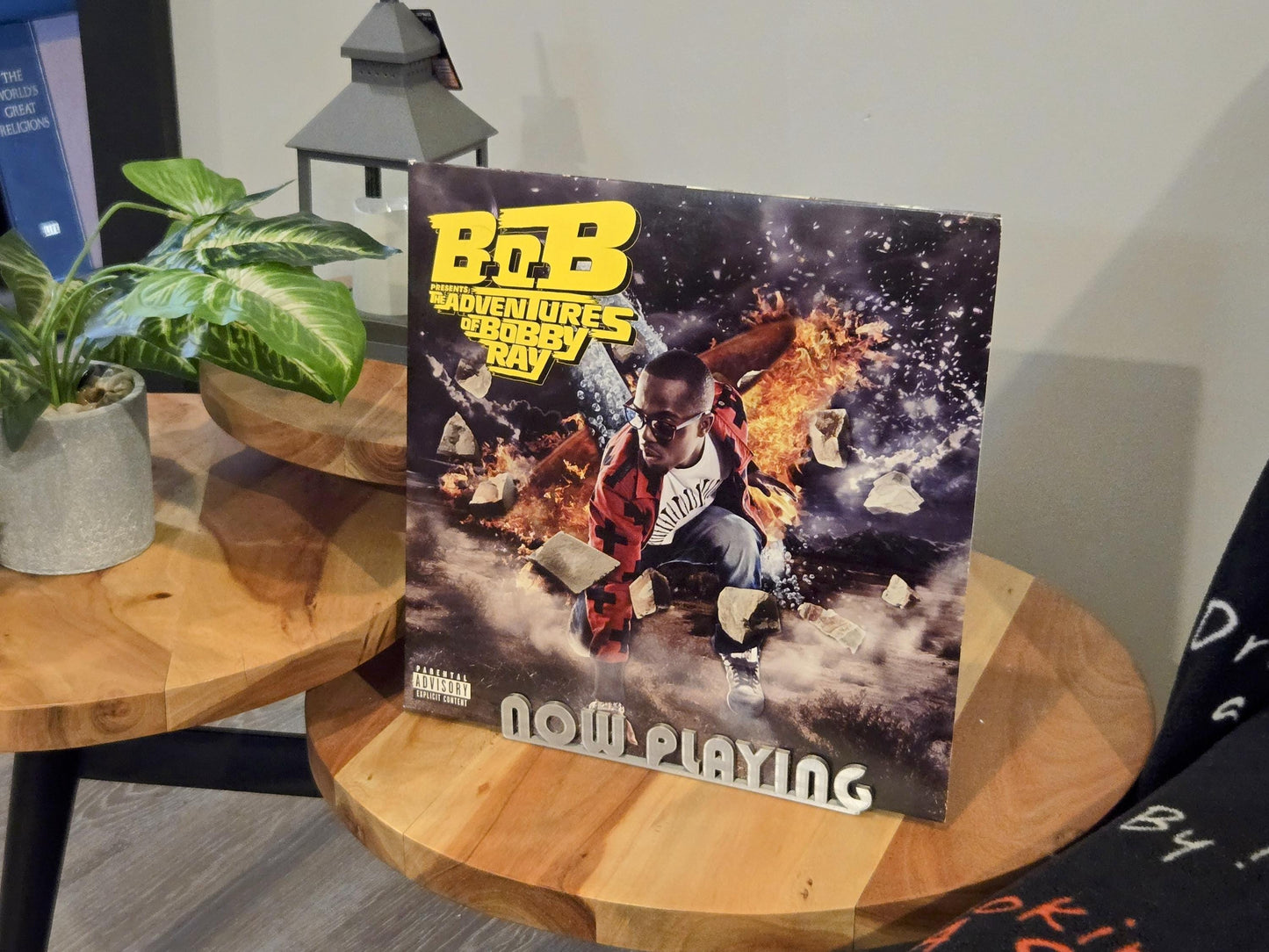 Now Playing- Vinyl Record Stand